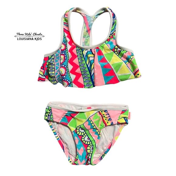 Seafolly Sz 3 Colorful Bikini Swim Bathing Suit